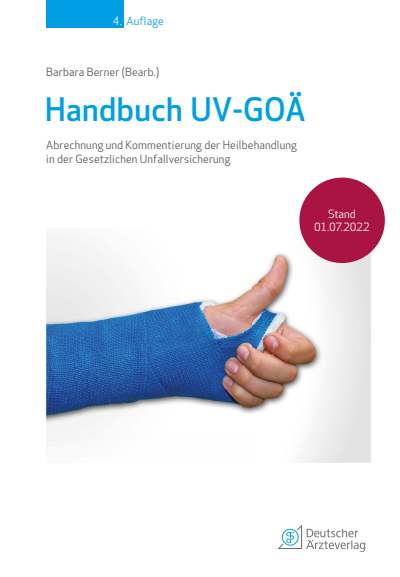 Cover des Buchs: Handbuch UV-GOÄ