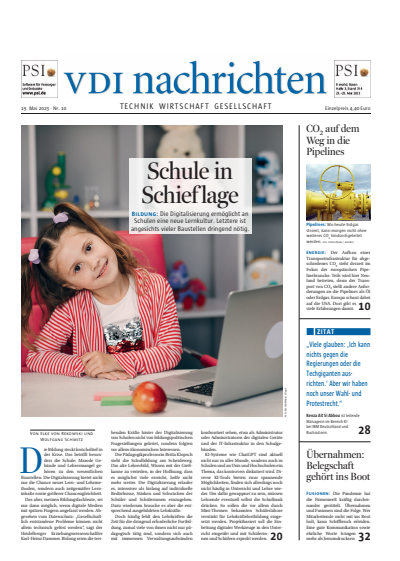 Cover of Volume: VDI nachrichten Volume 77 (2023), Edition 10