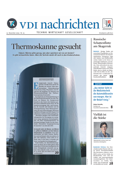 Cover of Volume: VDI nachrichten Volume 78 (2024), Edition 23