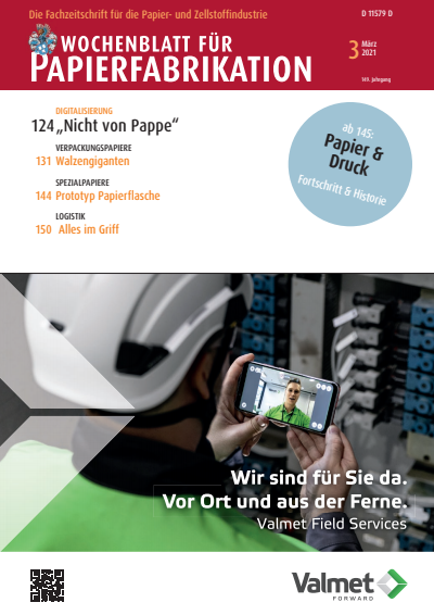 Cover of Volume: Wochenblatt für Papierfabrikation Volume 149 (2021), Edition 3