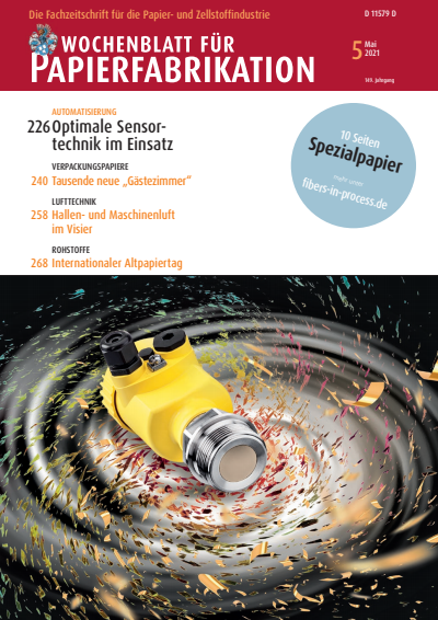 Cover of Volume: Wochenblatt für Papierfabrikation Volume 149 (2021), Edition 5