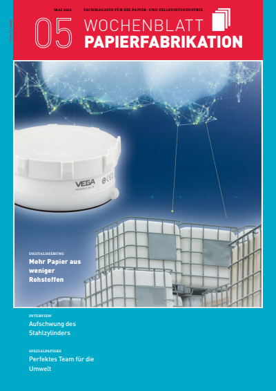 Cover der Ausgabe: Wochenblatt für Papierfabrikation Jahrgang 150 (2022), Heft 5