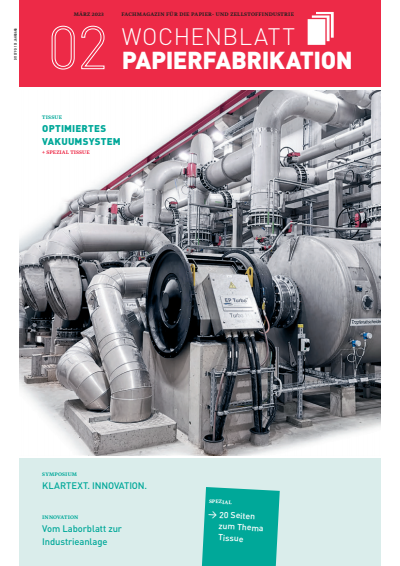Cover der Ausgabe: Wochenblatt für Papierfabrikation Jahrgang 151 (2023), Heft 2