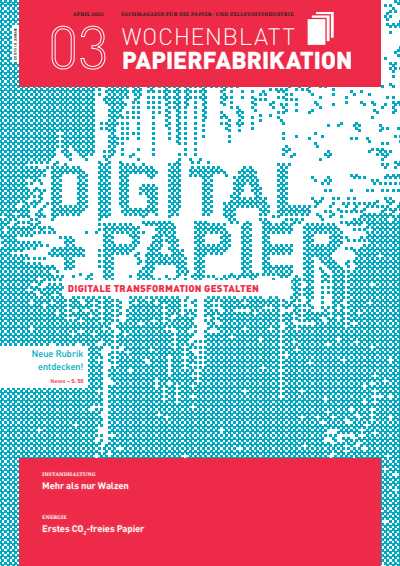 Cover der Ausgabe: Wochenblatt für Papierfabrikation Jahrgang 151 (2023), Heft 3