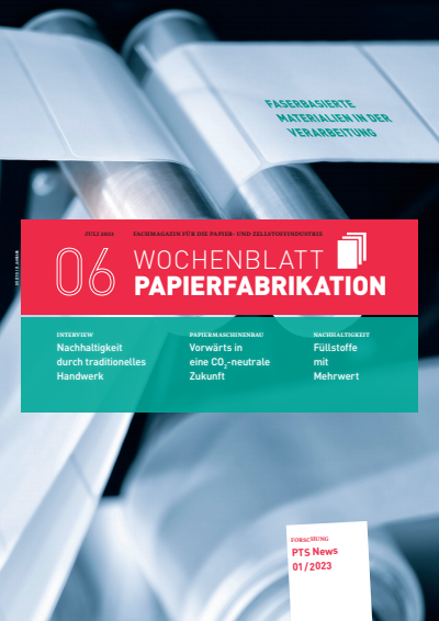 Cover der Ausgabe: Wochenblatt für Papierfabrikation Jahrgang 151 (2023), Heft 6