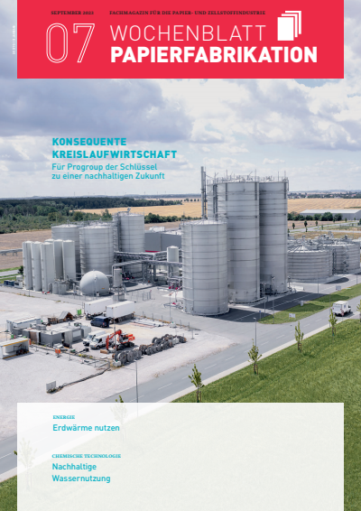 Cover der Ausgabe: Wochenblatt für Papierfabrikation Jahrgang 151 (2023), Heft 7