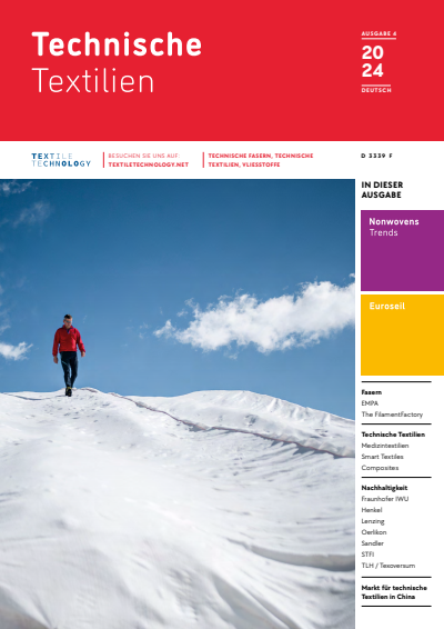 Cover der Ausgabe: Technische Textilien Jahrgang 67 (2024), Heft 4