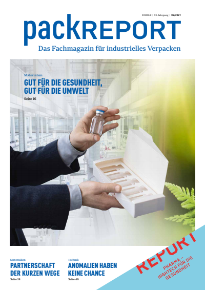 Cover der Ausgabe: packREPORT Jahrgang 53 (2021), Heft 6