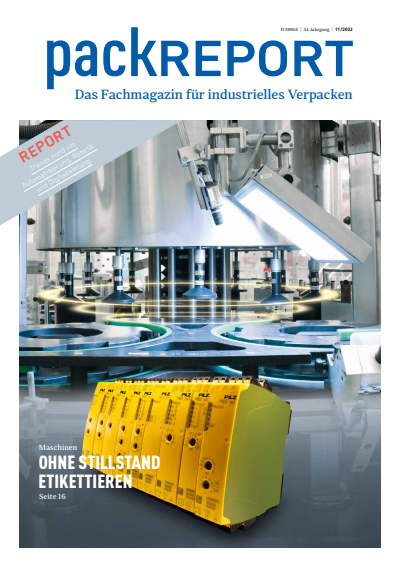 Cover der Ausgabe: packREPORT Jahrgang 54 (2022), Heft 11