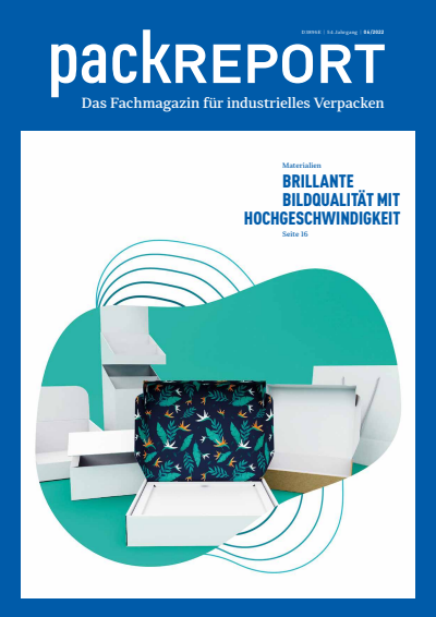 Cover der Ausgabe: packREPORT Jahrgang 54 (2022), Heft 6