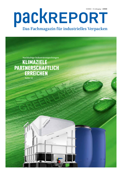 Cover der Ausgabe: packREPORT Jahrgang 55 (2023), Heft 2