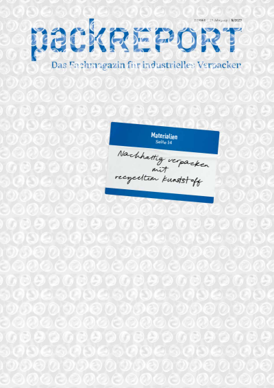 Cover der Ausgabe: packREPORT Jahrgang 55 (2023), Heft 5
