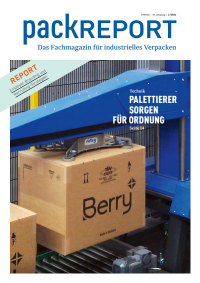 Cover der Ausgabe: packREPORT Jahrgang 56 (2024), Heft 2
