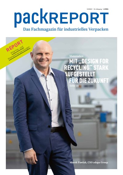 Cover der Ausgabe: packREPORT Jahrgang 56 (2024), Heft 4