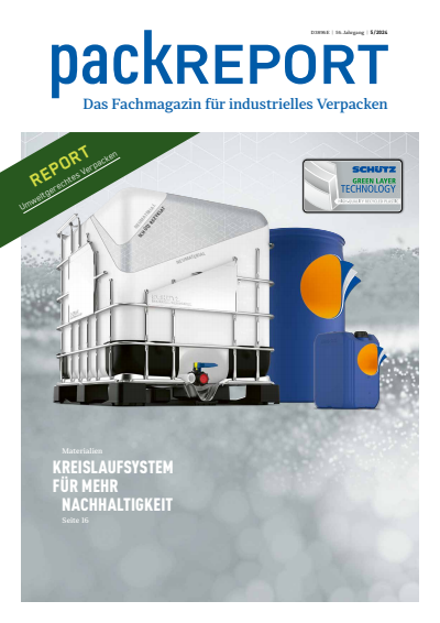 Cover der Ausgabe: packREPORT Jahrgang 56 (2024), Heft 5