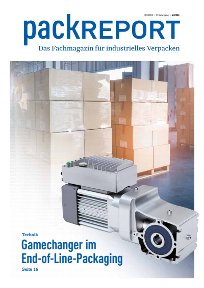 Cover der Ausgabe: packREPORT Jahrgang 57 (2025), Heft 4