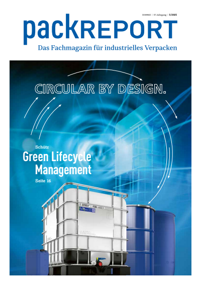 Cover der Ausgabe: packREPORT Jahrgang 57 (2025), Heft 5