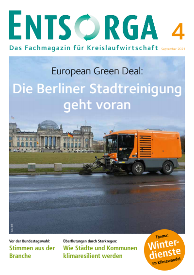 Cover der Ausgabe: ENTSORGA-Magazin Jahrgang 40 (2021), Heft 4