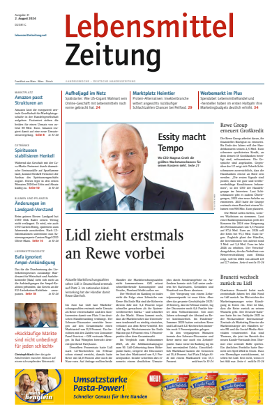 Cover der Ausgabe: Lebensmittel Zeitung Jahrgang 76 (2024), Heft 31