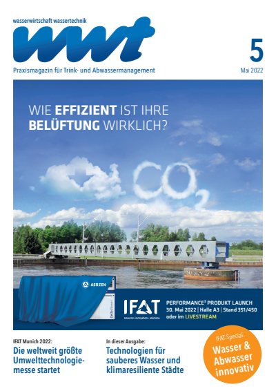 Cover of Volume: wwt Wasserwirtschaft Wassertechnik Volume 71 (2022), Edition 5