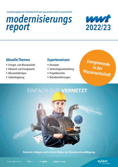 Cover of Volume: wwt Wasserwirtschaft Wassertechnik Volume 71 (2022), Edition Modernisierungsreport
