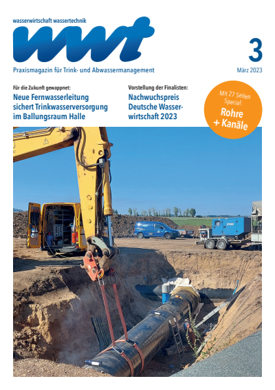 Cover of Volume: wwt Wasserwirtschaft Wassertechnik Volume 72 (2023), Edition 3