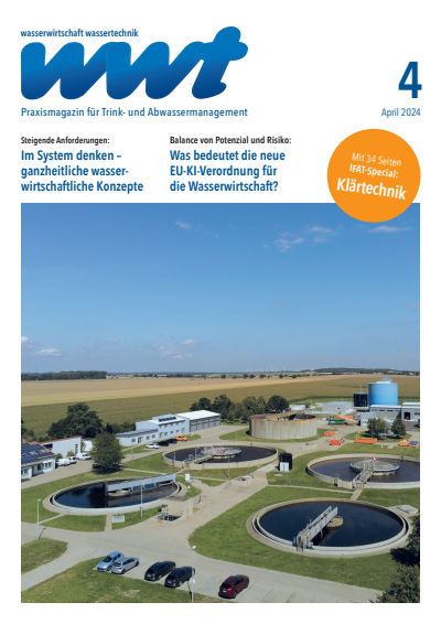 Cover of Volume: wwt Wasserwirtschaft Wassertechnik Volume 73 (2024), Edition 4