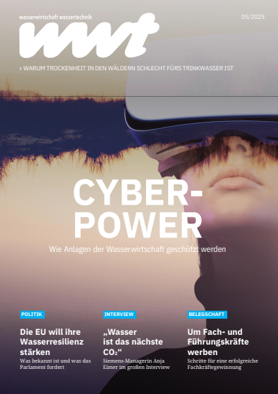 Cover der Ausgabe: wwt Wasserwirtschaft Wassertechnik Jahrgang 74 (2025), Heft 5