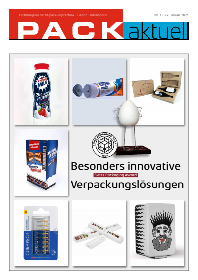 Cover der Ausgabe: PACKaktuell Jahrgang 38 (2021), Heft 1