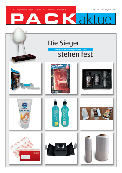 Cover der Ausgabe: PACKaktuell Jahrgang 38 (2021), Heft 7-8