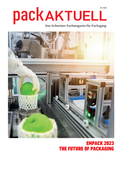 Cover der Ausgabe: PACKaktuell Jahrgang 40 (2023), Heft 1