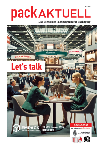 Cover der Ausgabe: PACKaktuell Jahrgang 41 (2024), Heft 1