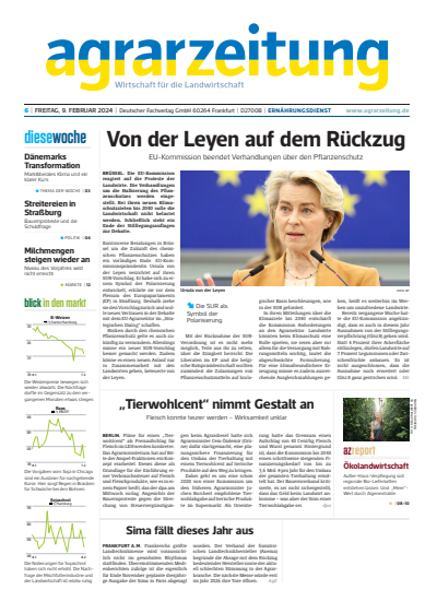 Cover der Ausgabe: agrarzeitung Jahrgang 79 (2024), Heft 6