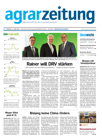 Cover of Volume: agrarzeitung Volume 80 (2025), Edition 23