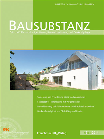 Cover of Volume: Bausubstanz Volume 5 (2014), Edition 2