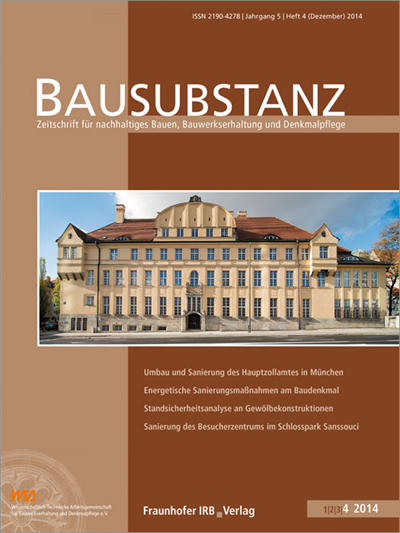 Cover of Volume: Bausubstanz Volume 5 (2014), Edition 4