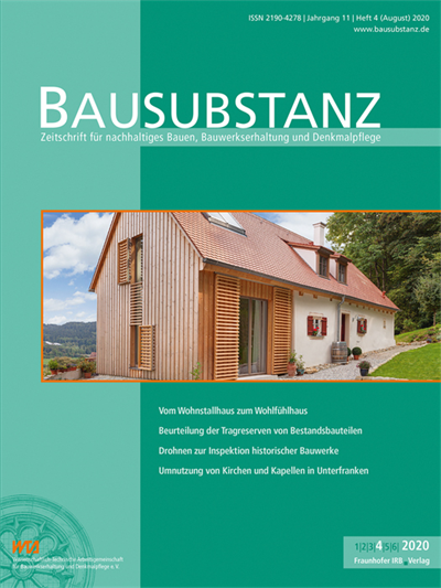 Cover der Ausgabe: Bausubstanz Jahrgang 11 (2020), Heft 4