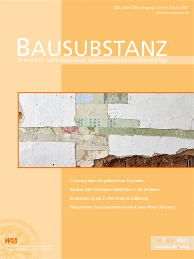 Cover der Ausgabe: Bausubstanz Jahrgang 12 (2021), Heft 3