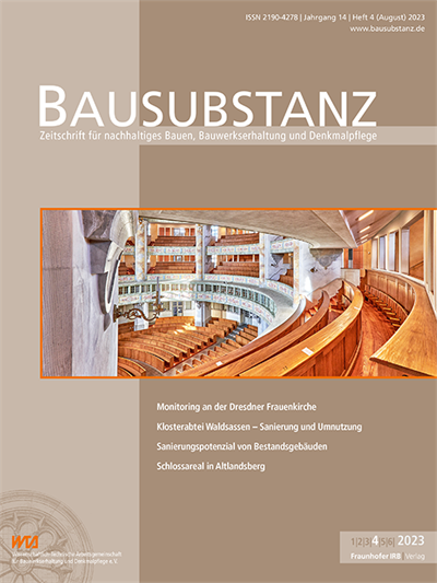 Cover der Ausgabe: Bausubstanz Jahrgang 14 (2023), Heft 4
