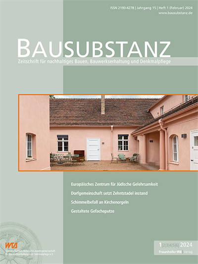 Cover der Ausgabe: Bausubstanz Jahrgang 15 (2024), Heft 1
