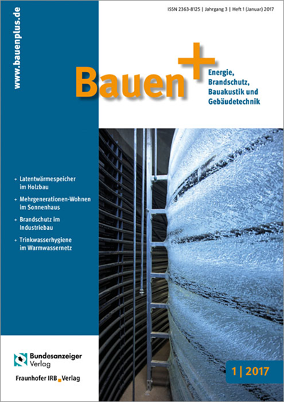 Cover der Ausgabe: Bauen+ Jahrgang 3 (2017), Heft 1