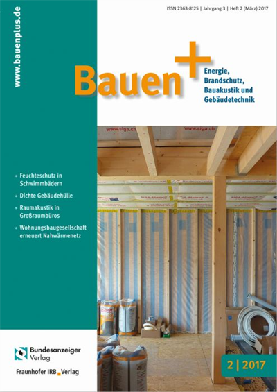 Cover der Ausgabe: Bauen+ Jahrgang 3 (2017), Heft 2