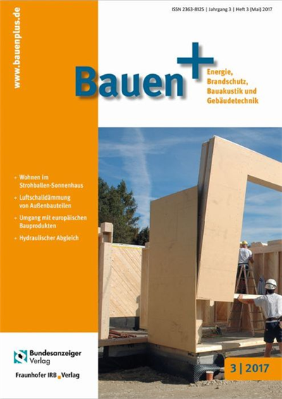 Cover der Ausgabe: Bauen+ Jahrgang 3 (2017), Heft 3