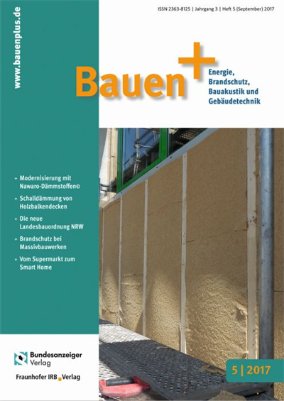 Cover der Ausgabe: Bauen+ Jahrgang 3 (2017), Heft 5