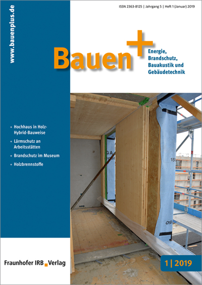 Cover der Ausgabe: Bauen+ Jahrgang 5 (2019), Heft 1