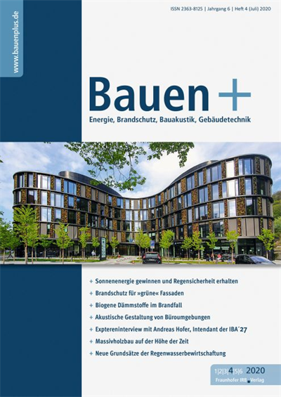 Cover of Volume: Bauen+ Volume 6 (2020), Edition 4