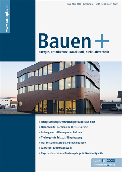 Cover of Volume: Bauen+ Volume 6 (2020), Edition 5