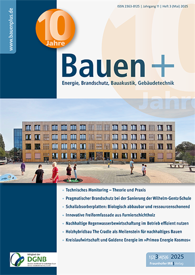 Cover der Ausgabe: Bauen+ Jahrgang 11 (2025), Heft 3