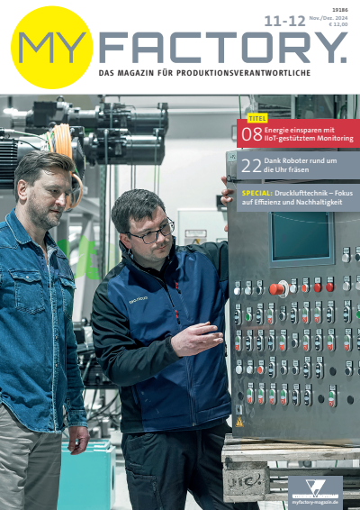 Cover der Ausgabe: MY FACTORY Jahrgang 65 (2024), Heft 11-12