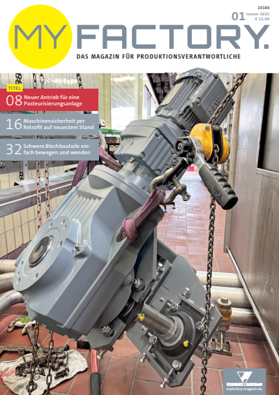 Cover der Ausgabe: MY FACTORY Jahrgang 66 (2025), Heft 01